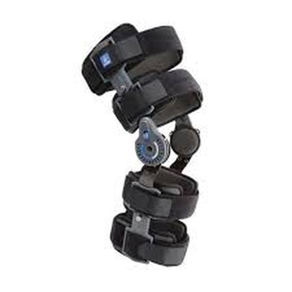 Thuasne Rom-R Attelle De Genou Post-Operatoire V2 Noir Tu 1