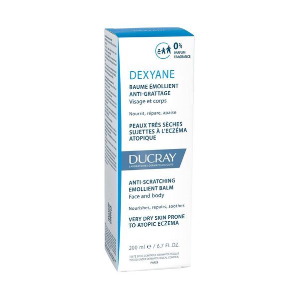 Baume Emollient 200Ml Dexyane Peaux Tres Seches Sujettes A L'Eczema Atopique Ducray