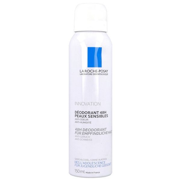 LA ROCHE POSAY DEODORANT SPRAY 48H PEAUX SENSIBLES Déodorant spray 48 H, spray 150 ml