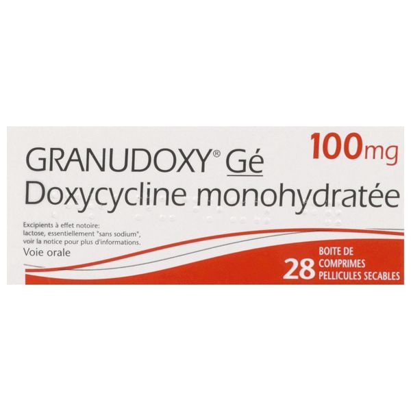 GRANUDOXY GE 100 MG BOITE DE 28 COMPRIMES
