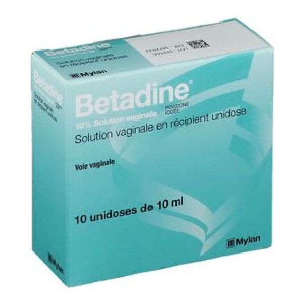 Betadine 10 % Solution Vaginale En Recipient Unidose B/10