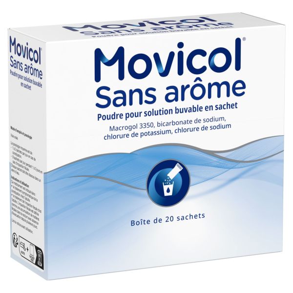 Movicol Sans Arome (Macrogol 3350) Poudre Pour Solution Buvable En Sachets B/20