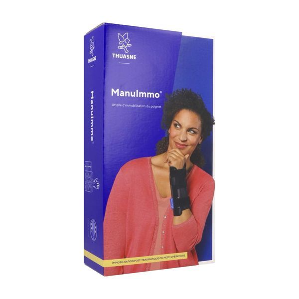 MANUIMMO Attelle de poignet main d'immobilisation, rigide, droit, taille 4, unité
