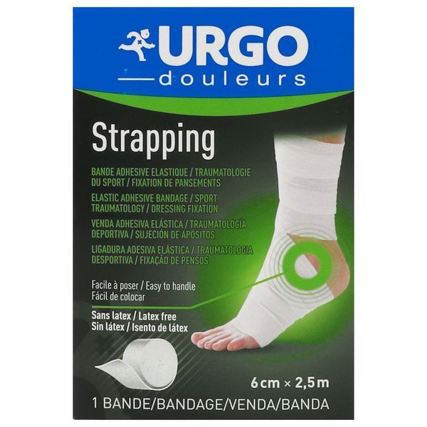 Urgostrapping 6Cm*2,5M Bd Adh Elast 1
