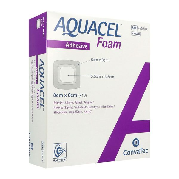 AQUACEL FOA P AD 8CMX8CM 10 T