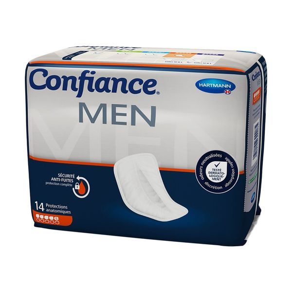CONFIANCE MEN ABSORPTION 5 G PROTECTION Protection anatomique absorbante spécifique homme, sac 14