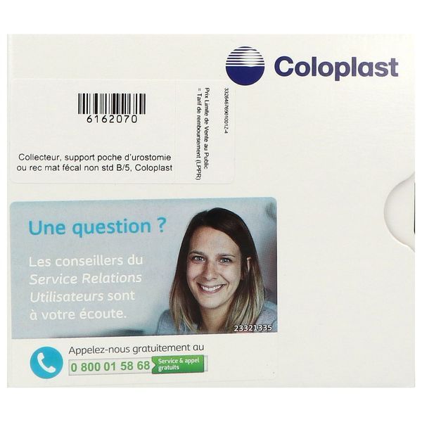 ALTERNA PLUS SUPPORT Support protecteur cutané système 2 pièces Convexe, diam. à découper de 15 mm à 43 mm (ref. 46769), bt 5