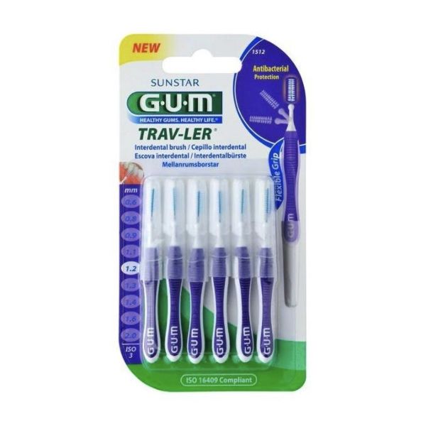 Gum Trav-Ler 1512 1,2Mm Brossette 6