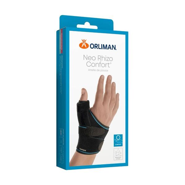 NEO RHIZO CONFORT ORLIMAN Orthèse de pouce, ambidextre, unité