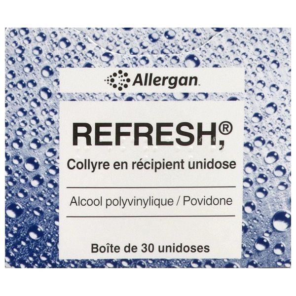REFRESH Collyre, boîte 30 récipients unidoses 0,4 ml