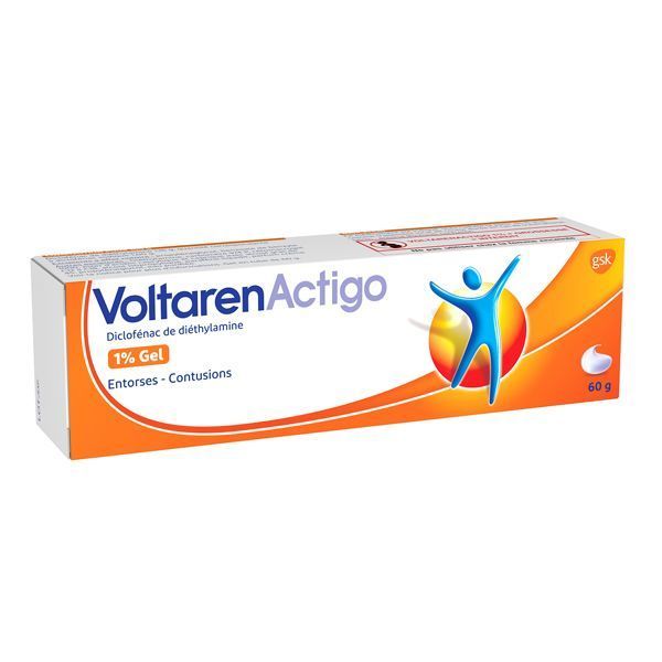 Voltarenactigo 1 Pour Cent Gel 1 Tube(S) Lamine Aluminium De 60 G