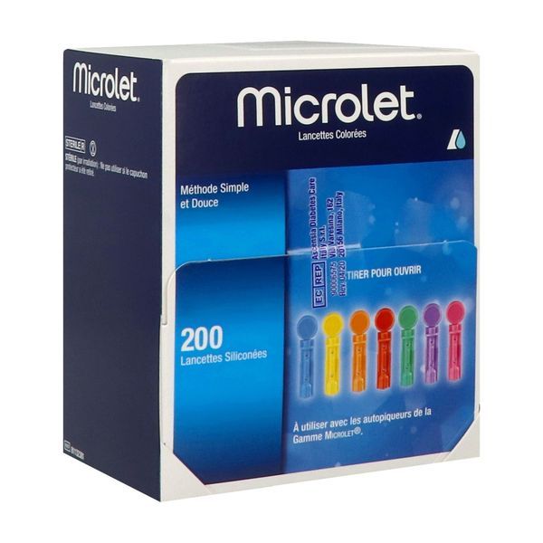 Microlet lancet color silic200