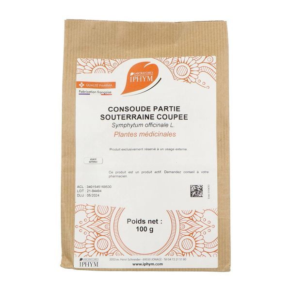Iphym Consoude Racine Plante Coupee 100 G 1