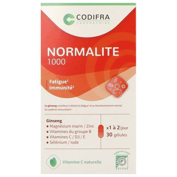 Normalite 1000 Antifatigue Gelule 30