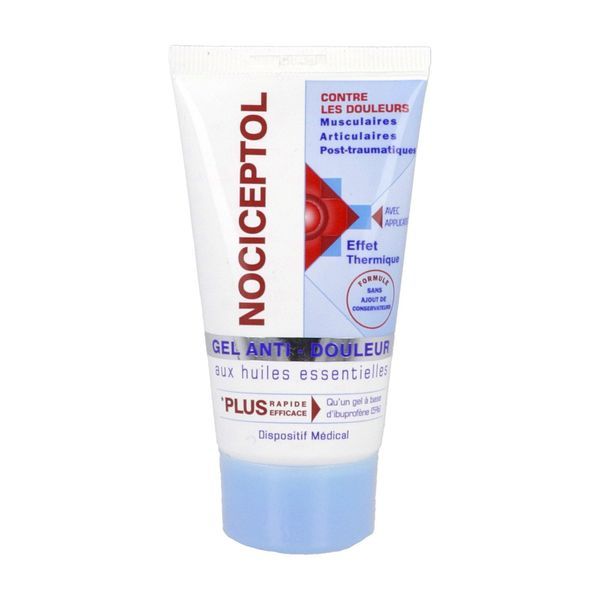 NOCICEPTOL GEL ANTIDOULEUR Gel de massage anti-douleur aux huiles essentielles, dispositif médical, tube 40 ml