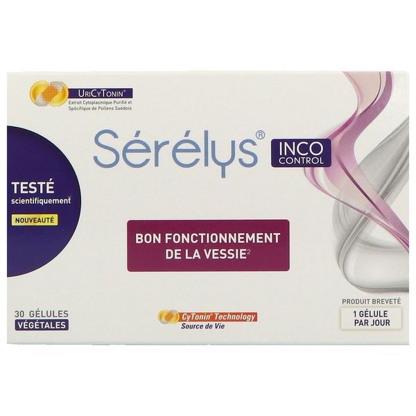Serelys Incocontrol - Bon Fonctionnement De La Vessie Gelule 30