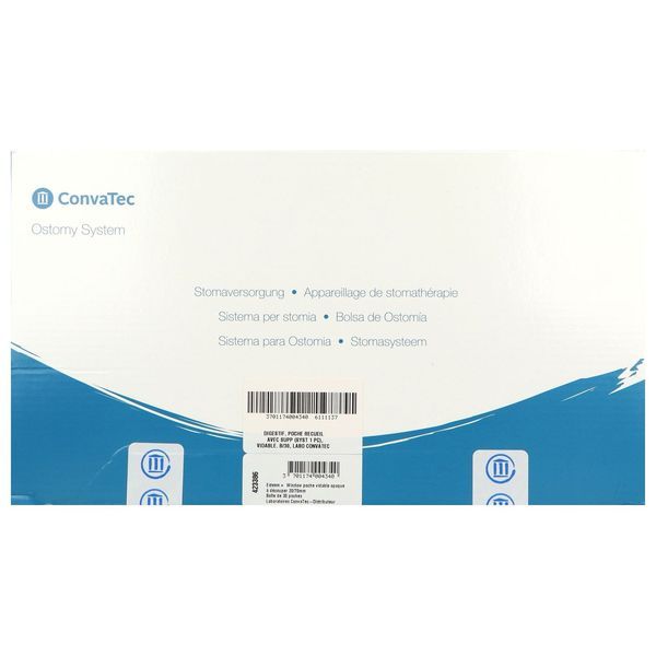 ESTEEM PLUS WINDOW INVISICLOSE STANDARD Poche système 1 pièce avec fenêtre d'inspection, opaque, à découper, (ref. 423386), bt 30