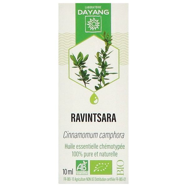 DAYANG HUILE ESSENTIELLE BIO Huile essentielle, complément alimentaire à base de ravintsara HECT, fl 10 ml