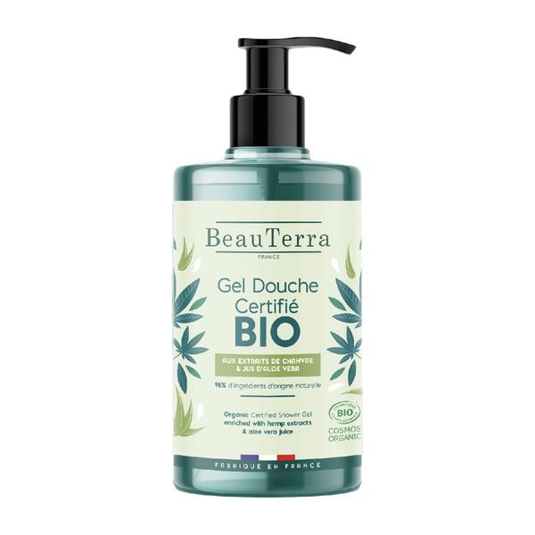 Beauterra Gel Douche Certifie Bio Cosmos Sha Flacon 750 Ml 1