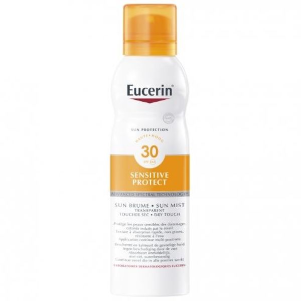Eucerin Sun Protection Sensitive Protect Brume Transparente Spray SPF 30 200 ml