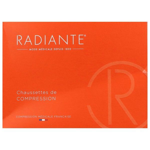 RADIANTE BAS JARRET JARFIX MICROVOILE CLASSE 2 NATUREL MOYEN TAILLE T3 2