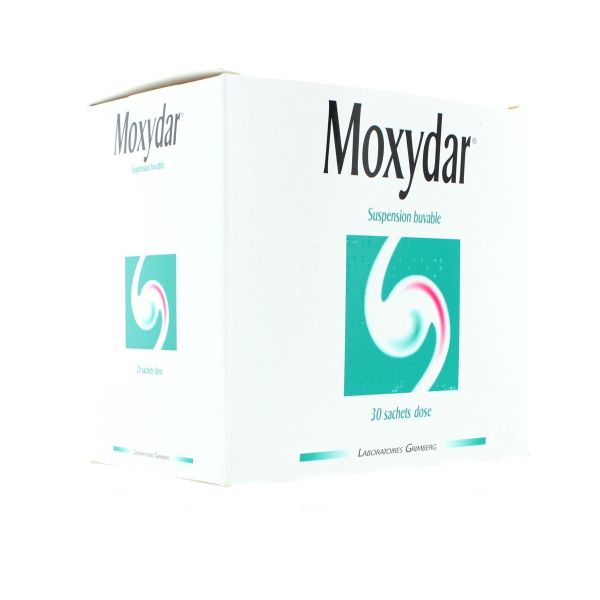 Moxydar (Hydroxyde D'Aluminium Et De Magnesium Phosphate D'Aluminium Gomme Guar) Suspension Buvable 20 Ml En Sachet-Dose B/30