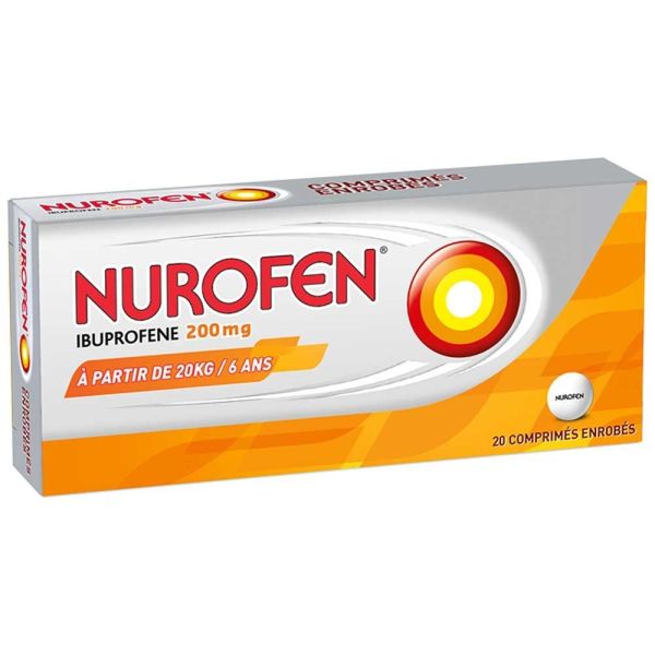 NUROFEN 200 MG COMPRIME ENROBE B/20