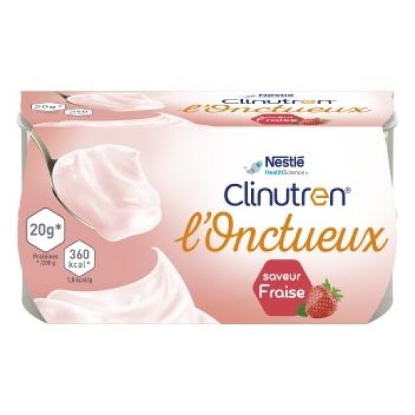 Clinutren L'Onctueux Saveur Fraise - Dessert Hp/Hc 200 G 4