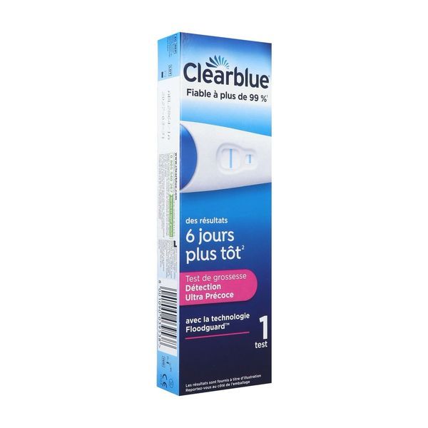 CLEARBLUE TEST DE GROSSESSE BOITE DE 1 TEST