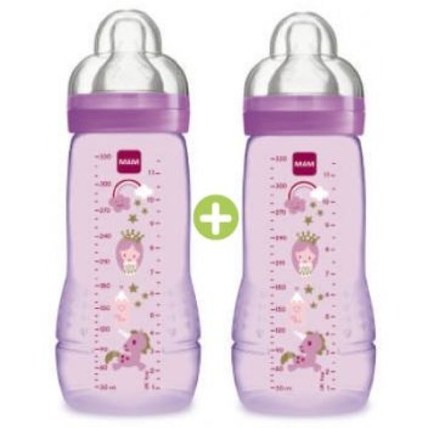 BIBERON EASY 330ML FILLE *2