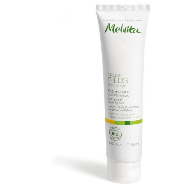 Melvita Crème pour les pieds extra douce BIO - tube 150 ml