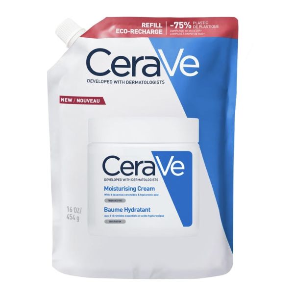 CERAVE BAUME HYDRATANT Baume hydratant, éco-recharge 454 g