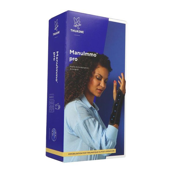 MANUIMMO PRO Attelle de poignet d'immobilisation, rigide, à système de serrage rapide, taille 3, unité