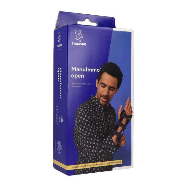 MANUIMMO OPEN Attelle de poignet d'immobilisation, rigide, ambidextre, taille 2, unité