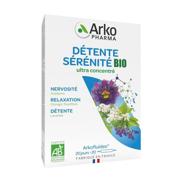 Arkofluides Detente Sommeil Bio Liquide Amp 10 Ml 20