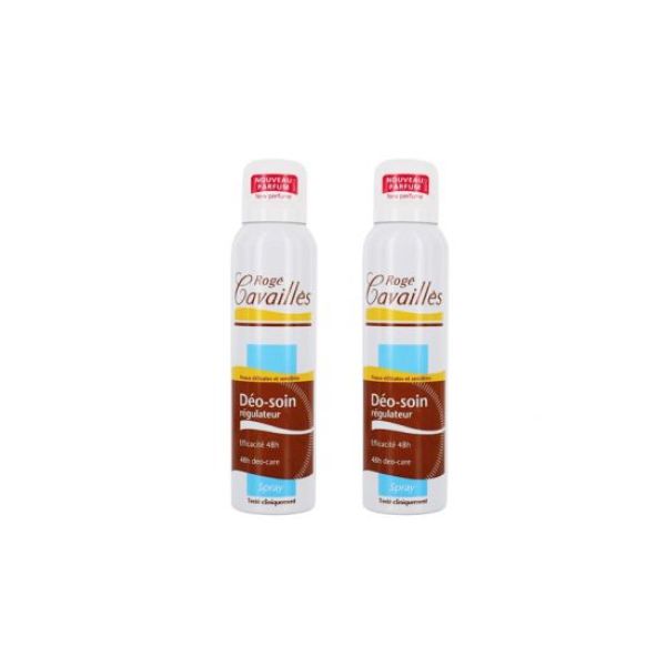 Roge cavailles deo-soin regulateur spray 2x150ml