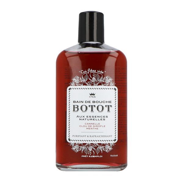 BOTOT BAIN DE BOUCHE Bain de bouche fluoré, rouge, fl 250 ml