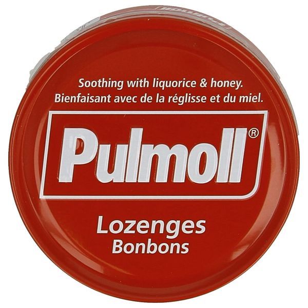 PULMOLL POUR LA GORGE CLASSIC Pastille au goût réglisse et miel, bte 75 g