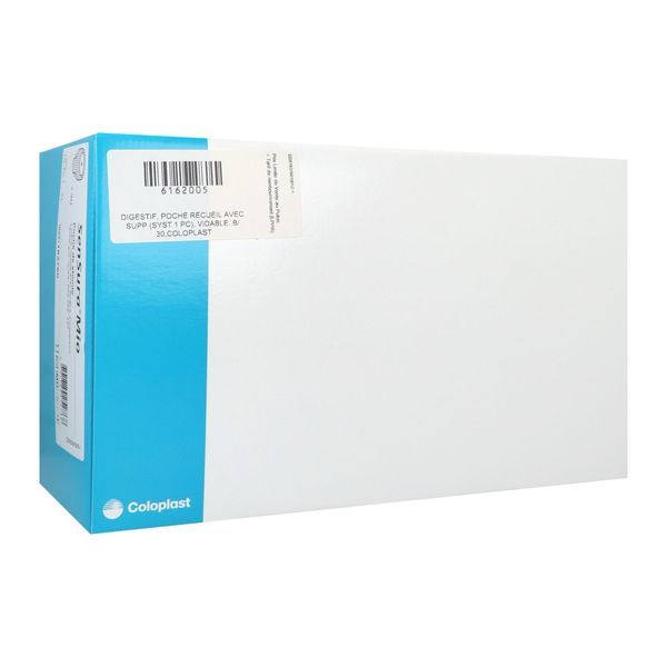 SENSURA MIO VISIO POCHE OUVERTE XL Poche vidable système 1 pièce, à découper, textile neutre, opaque, bt 30