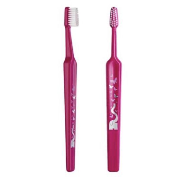 TEPE KIDS Brosse à dents décorée, manche thermocoudable, souple pour enfant, unité