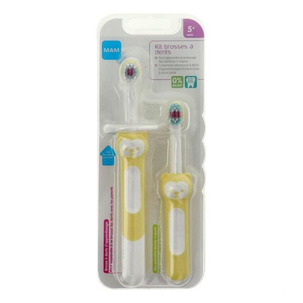 Mam Kit D'Apprentissage X2 Brosses A Dents 2