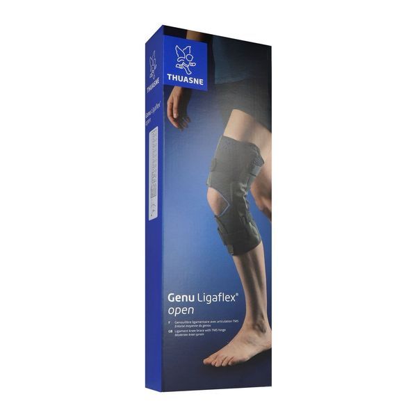 GENU LIGAFLEX OPEN Genouillère ligamentaire articulée, bilatérale, courte, taille 5, unité