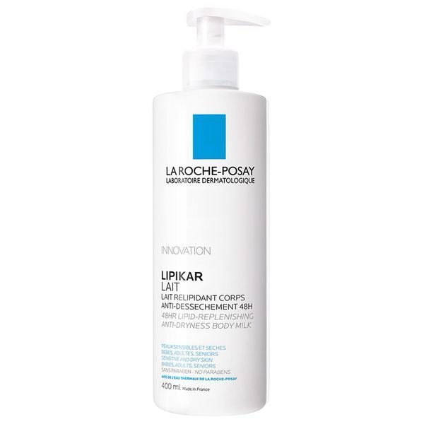 LIPIKAR LAIT RELIPIDANT CORPS ANTI-DESSECHEMENT 48 H Lait relipidant corps, flacon pompe 400 ml