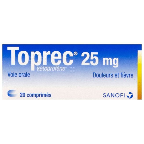 TOPREC 25 mg (kétoprofène) comprimés B/20