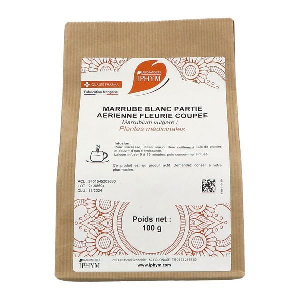 MARRUBE BLANC IPHYM Marrube blanc, vrac, coupé, sac 100 g