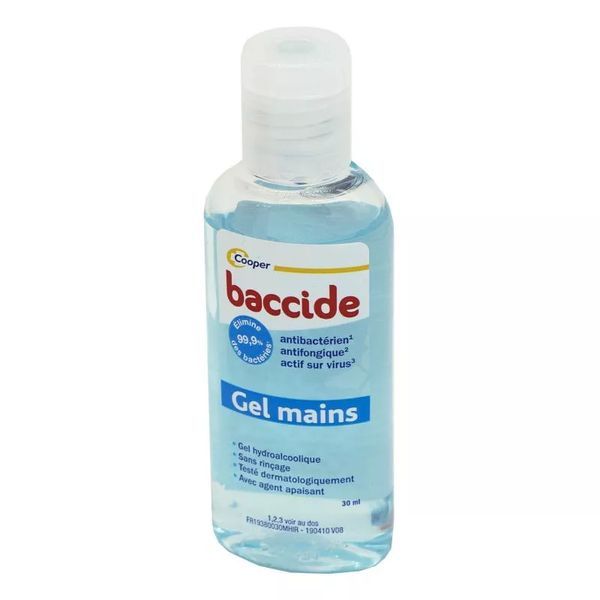 Baccide Gel Mains sans Rinçage 30 ml