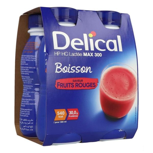 Delical Boisson Max300 Lactee Fruits Rouges 300 Ml 4