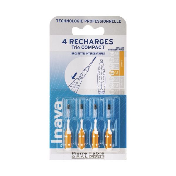 Inava Recharge Brossettes - Ref 272095 Blister Orange 4