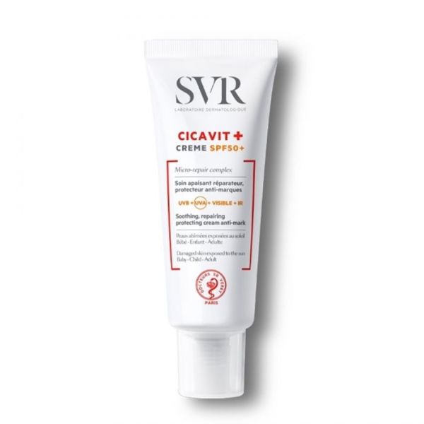 Creme Soin Apaisant Reparateur Protecteur Anti-Marques Spf50+ 40Ml Cicavit+ Svr