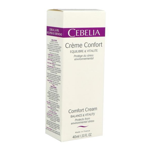CEBELIA CREME CONFORT VISAGE & COU Crème nourrissante et protectrice, tube 40 ml